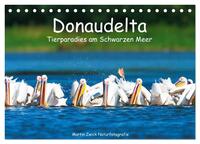 Donaudelta - Tierparadies am Schwarzen Meer (Tischkalender 2025 DIN A5 quer), CALVENDO Monatskalender