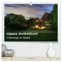 nippes dunkelbunt - Unterwegs im Veedel (hochwertiger Premium Wandkalender 2025 DIN A2 quer), Kunstdruck in Hochglanz