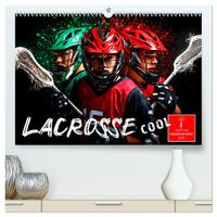 Lacrosse cool (hochwertiger Premium Wandkalender 2025 DIN A2 quer), Kunstdruck in Hochglanz