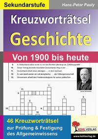 Kreuzworträtsel Geschichte / Aktuell