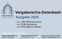 Vergaberechts-Datenbank 1998–2024