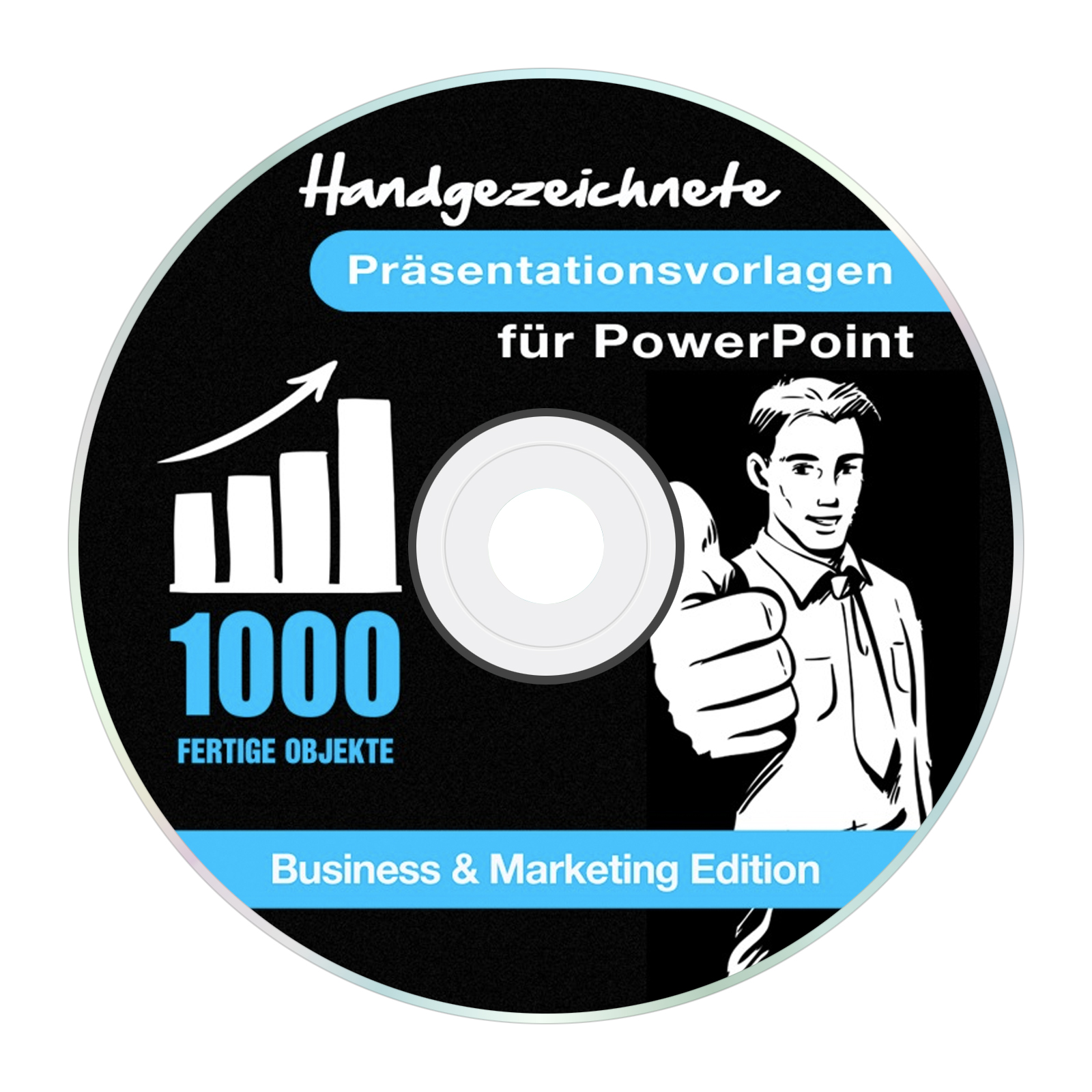 1000 Handgezeichnete Präsentationsvorlagen für PowerPoint -