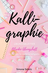 Kalligraphie Übungsblätter Blanko Übungsheft Übungsheft für moderne Kalligrafie und Handlettering