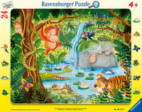 Children's puzzle 24 Teile - Dschungelbewohner