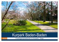 Kurpark Baden-Baden (Wandkalender 2025 DIN A3 quer), CALVENDO Monatskalender