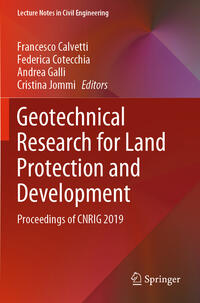 Geotechnical Research for Land Protection and Development