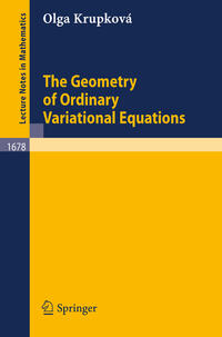 The Geometry of Ordinary Variational Equations