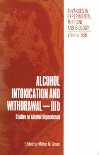 Alcohol Intoxication and Withdrawal - IIIb