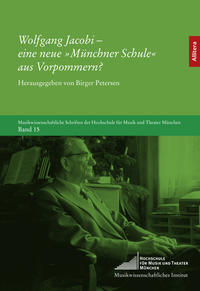 Wolfgang Jacobi - eine neue »Münchner Schule« aus Vorpommern?