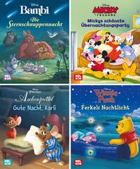 Nelson Mini-Bücher: 4er Disney Gutenacht-Geschichten 1-4