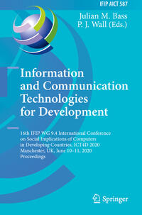 Information and Communication Technologies for Development