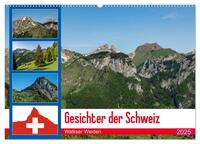 Gesichter der Schweiz - Walliser Weiden (Wandkalender 2025 DIN A2 quer), CALVENDO Monatskalender