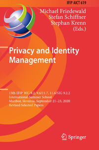 Privacy and Identity Management