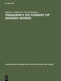 Frequency Dictionary of Spanish Words