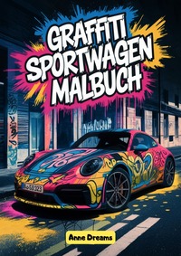 Graffiti Sportwagen Malbuch