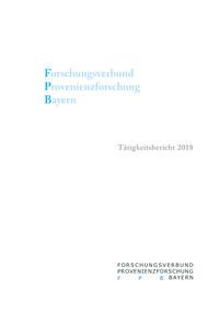 Forschungsverbund Provenienzforschung Bayern