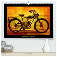 Motorrad Oldtimer (hochwertiger Premium Wandkalender 2025 DIN A2 quer), Kunstdruck in Hochglanz