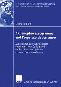 Vorderes Coverbild Aktienoptionsprogramme und Corporate Governance
