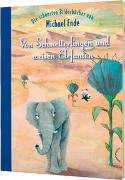 Vorderes Coverbild Von Schmetterlingen und weisen Elefanten