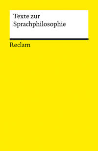 Vorderes Coverbild Texte zur Sprachphilosophie