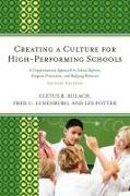 Creating a Culture for High-Performing Schools