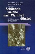 Vorderes Coverbild Schönheit, welche nach Wahrheit dürstet