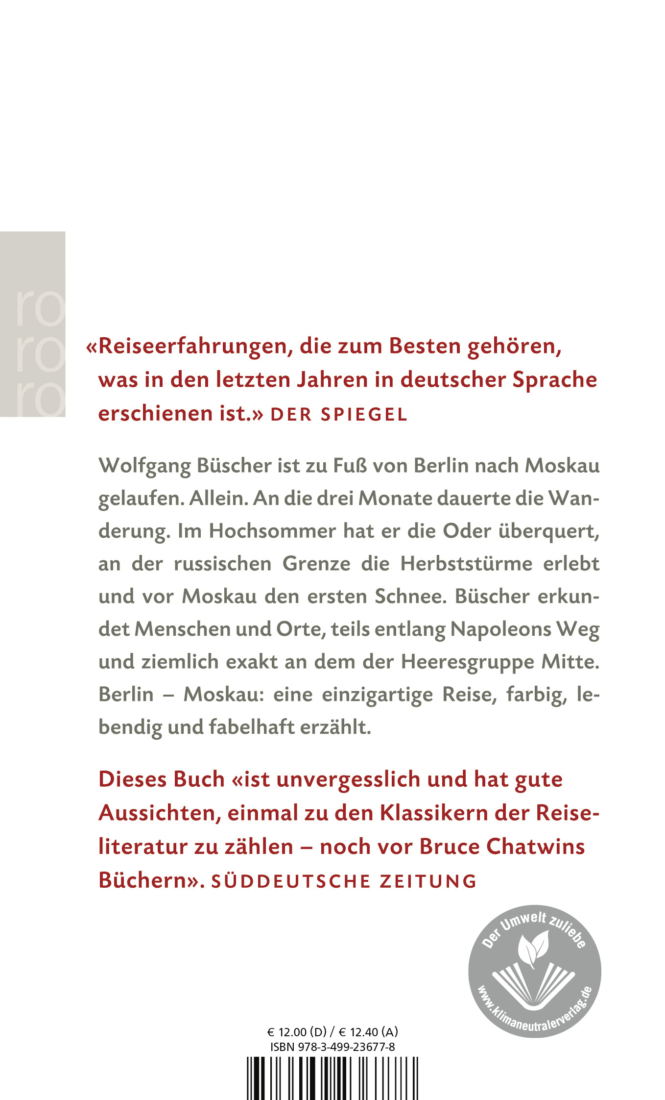 Rückseitencover Berlin - Moskau