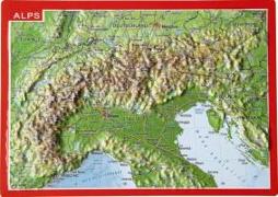Vorderes Coverbild 32600; AK Geo Relief: Alpen