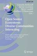 Open Source Ecosystems: Diverse Communities Interacting