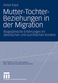Vorderes Coverbild (hohe Qualität) Mutter-Tochter-Beziehungen in der Migration
