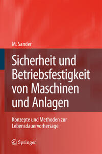 Vorderes Coverbild (hohe Qualität) Sicherheit und Betriebsfestigkeit von Maschinen und Anlagen