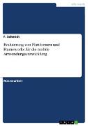 Vorderes Coverbild Evaluierung von Plattformen und Frameworks für die mobile Anwendungsentwicklung