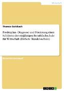 Vorderes Coverbild Förderplan - Diagnose und Förderung einer Schülerin der einjährigen Berufsfachschule für Wirtschaft (Höhere Handelsschule)