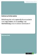 Vorderes Coverbild Erhebung der relevanten Kulturstandards von Argentinien als Grundlage zur Entwicklung eines Culture Assimilators