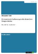 Vorderes Coverbild Divergierende Auffassungen der deutschen Zeitgeschichte