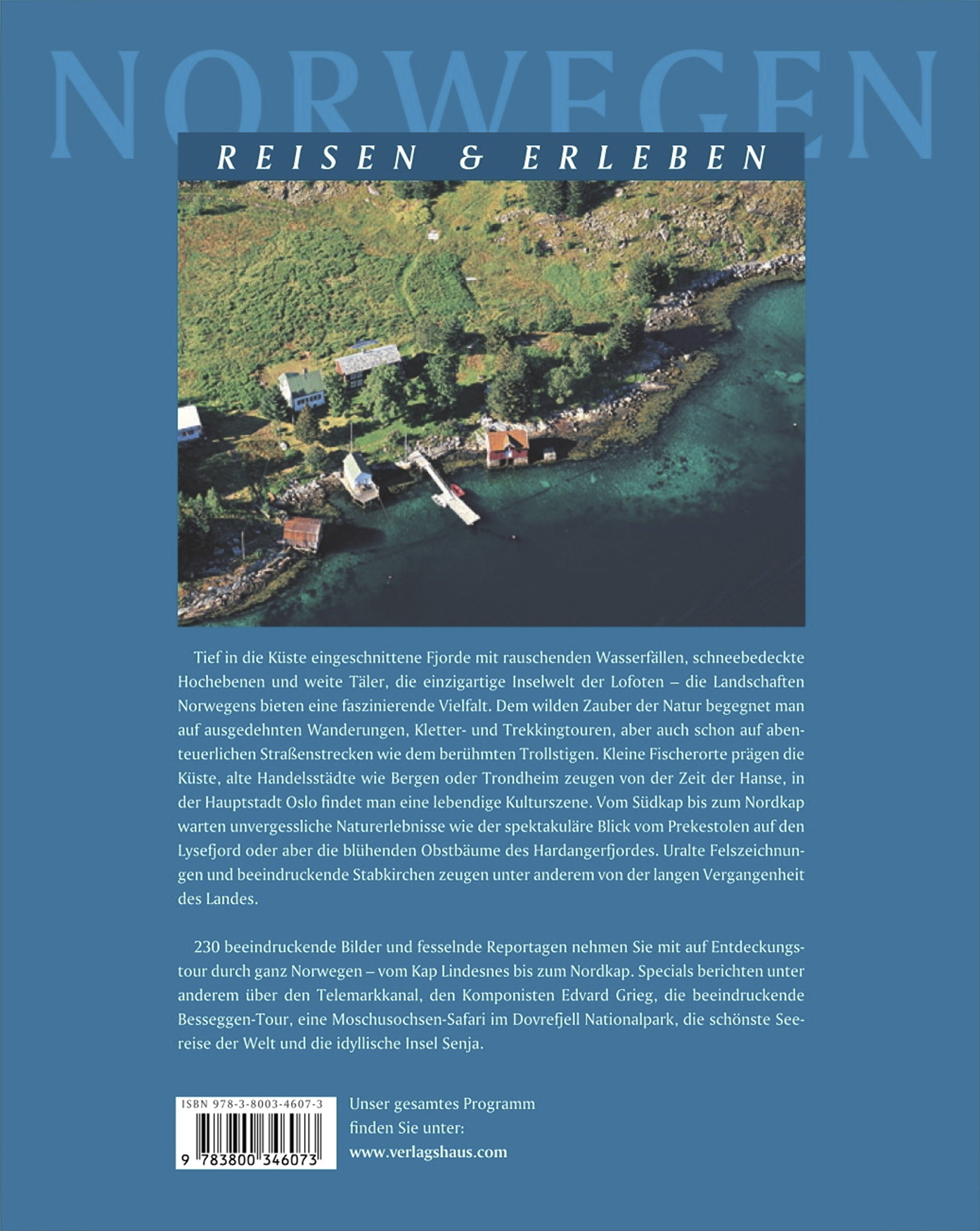 Rückseitencover Reisen & Erleben: Norwegen
