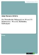 Vorderes Coverbild Die Wurzeln der Pädagogik im 18.und 19. Jahrhundert - Wurzeln, Methoden, Fallbeispiel