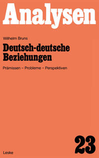 Vorderes Coverbild Deutsch-deutsche Beziehungen