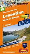 Hallwag Mountainbike-Karte 19 Leventina 1:50.000