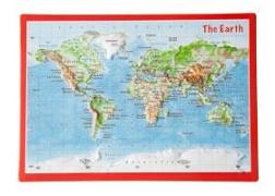 Vorderes Coverbild 32921; AK Geo Relief: Welt