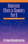 Relativistic Effects in Chemistry, Applications