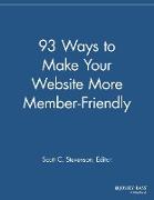 93 Ways to Make Your Website More Member Friendly