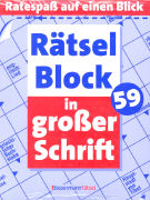 Rätselblock in großer Schrift 59 - 5er Einheit