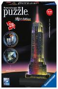 Vorderes Coverbild 3D Puzzle 216 Teile - Empire State Building bei Nacht