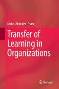 Transfer of Learning in Organizations