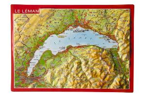 Vorderes Coverbild 34273; AK Geo Relief: Lac Léman