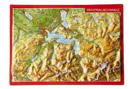 Vorderes Coverbild 34280; AK Geo Relief: Zentralschweiz