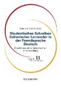 Vorderes Coverbild Studentisches Schreiben italienischer Lernender in der Fremdsprache Deutsch