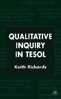 Qualitative Inquiry in TESOL