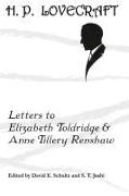 Vorderes Coverbild Letters to Elizabeth Toldridge and Anne Tillery Renshaw